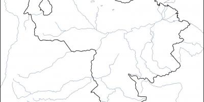 Venezuela prázdné mapě