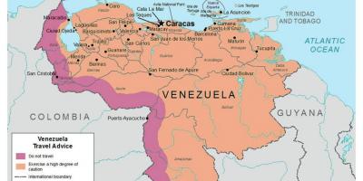 Venezuela v mapě